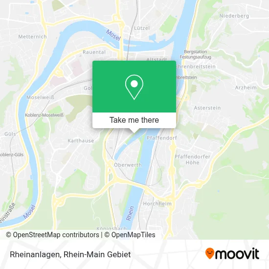 Rheinanlagen map