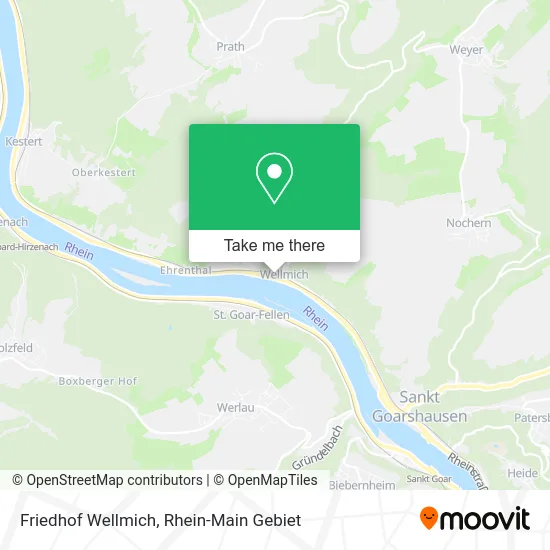 Карта Friedhof Wellmich