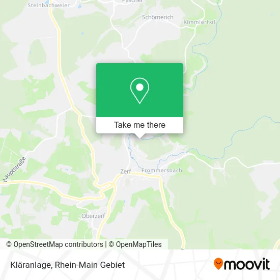 Карта Kläranlage