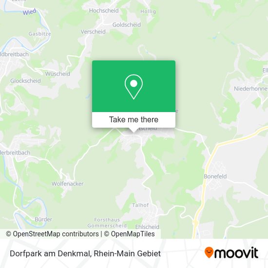 Карта Dorfpark am Denkmal