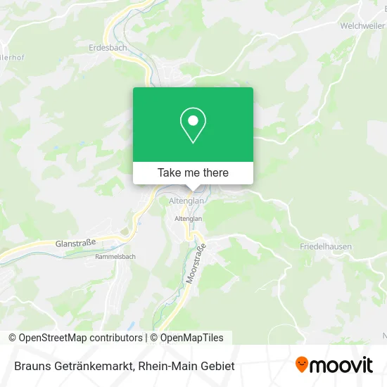 Карта Brauns Getränkemarkt