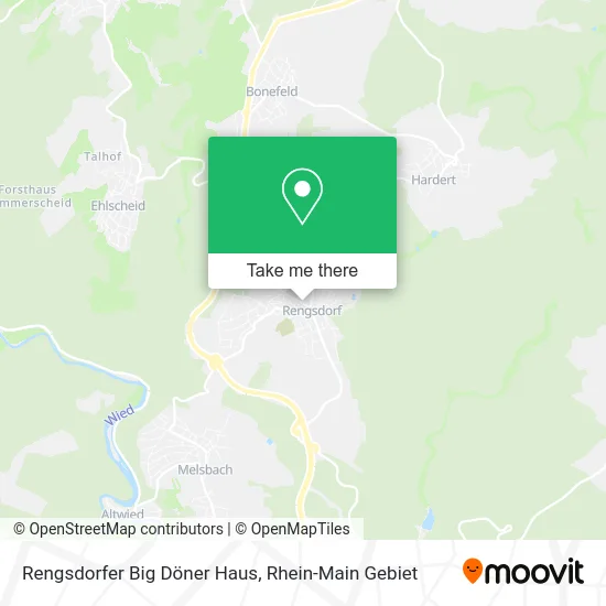 Карта Rengsdorfer Big Döner Haus