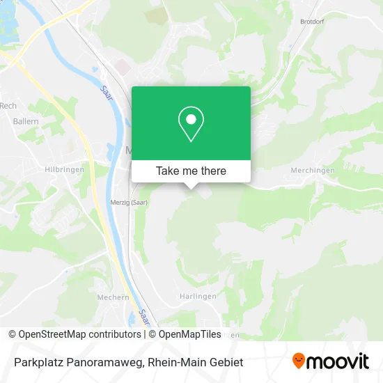Карта Parkplatz Panoramaweg