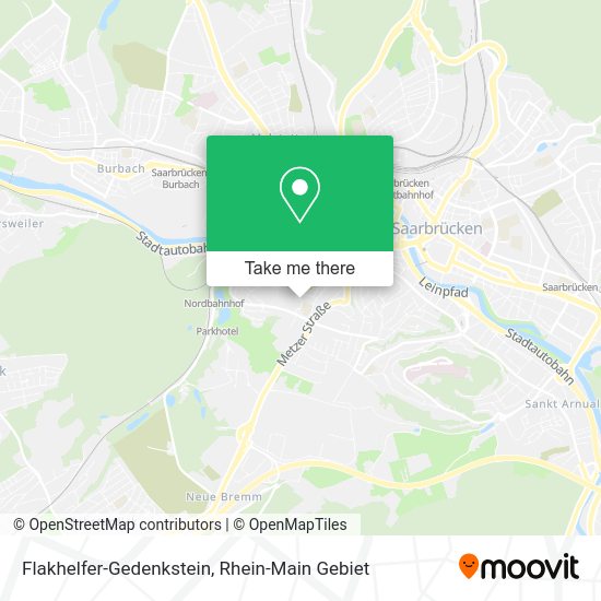 Карта Flakhelfer-Gedenkstein
