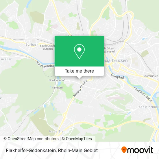 Карта Flakhelfer-Gedenkstein