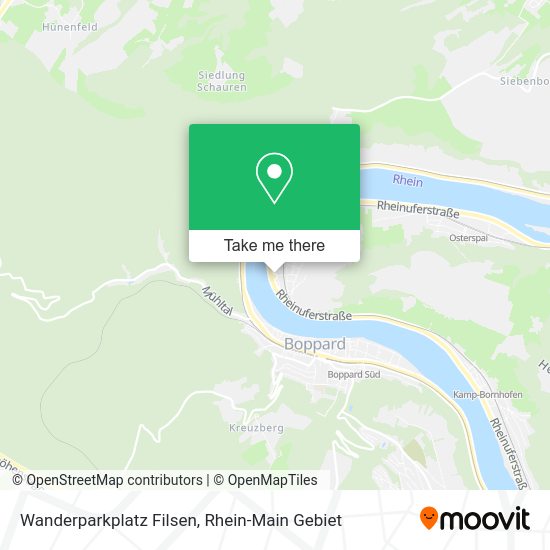 Карта Wanderparkplatz Filsen