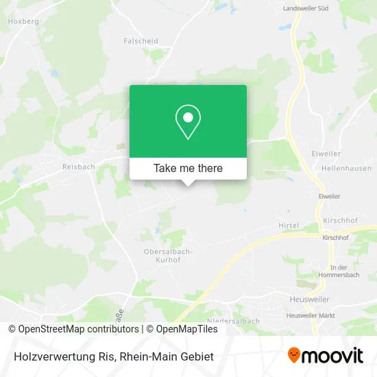 Карта Holzverwertung Ris