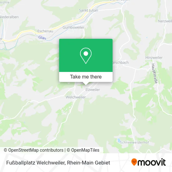 Карта Fußballplatz Welchweiler
