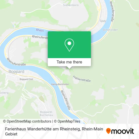 Карта Ferienhaus Wanderhütte am Rheinsteig