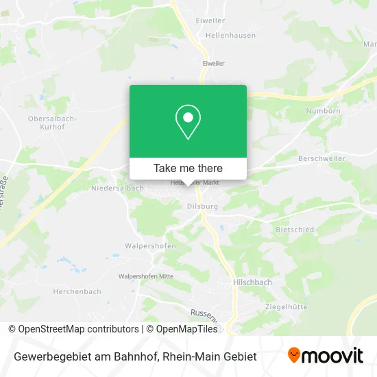 Карта Gewerbegebiet am Bahnhof