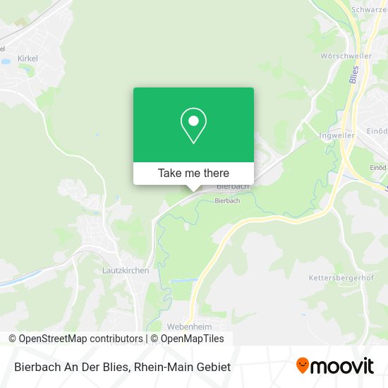 Карта Bierbach An Der Blies