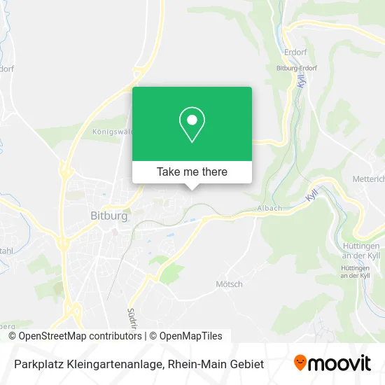 Карта Parkplatz Kleingartenanlage
