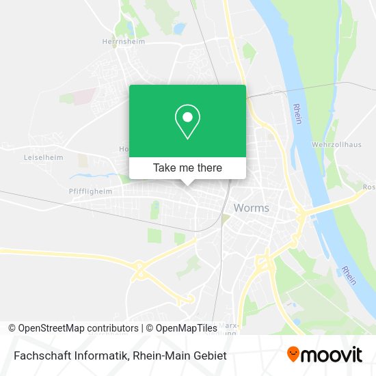 Fachschaft Informatik map
