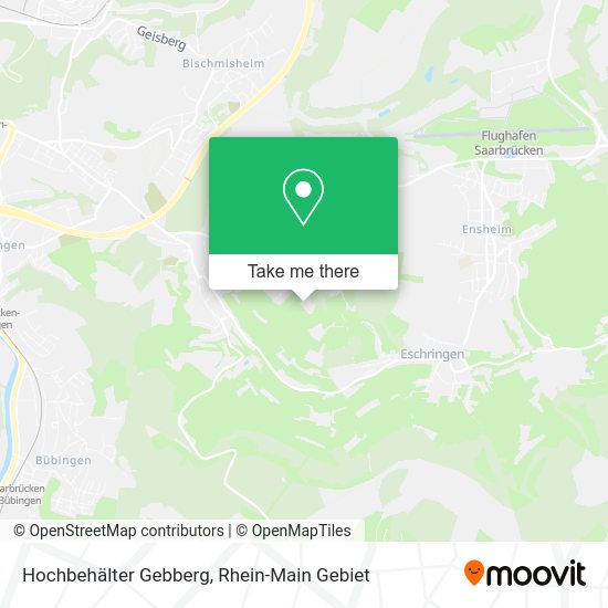 Карта Hochbehälter Gebberg