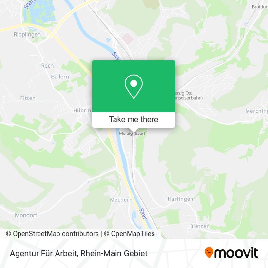 Карта Agentur Für Arbeit