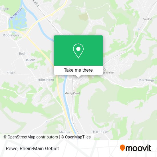Rewe map
