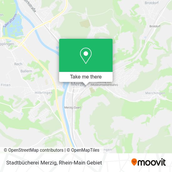 Карта Stadtbücherei Merzig