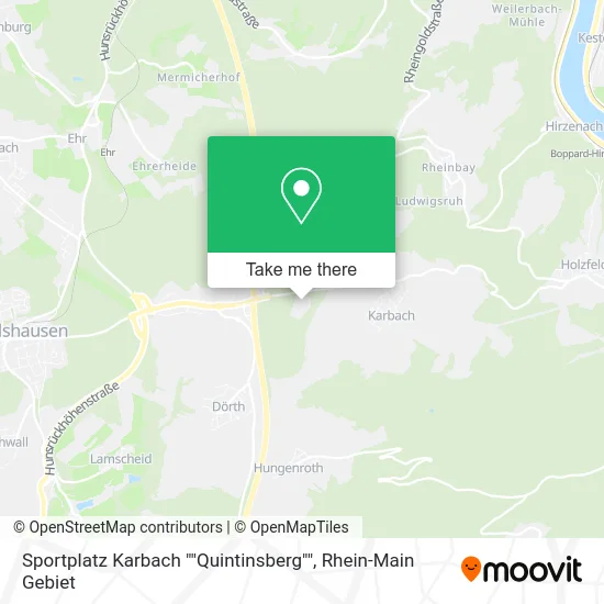 Карта Sportplatz Karbach ""Quintinsberg""
