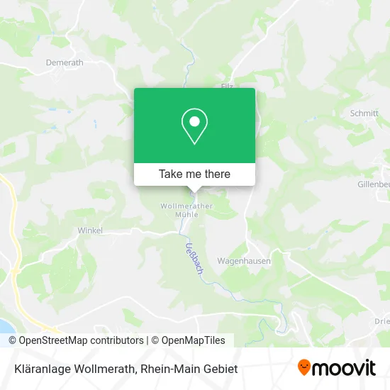 Карта Kläranlage Wollmerath