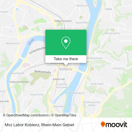 Карта Mvz Labor Koblenz