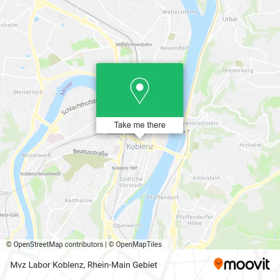 Карта Mvz Labor Koblenz