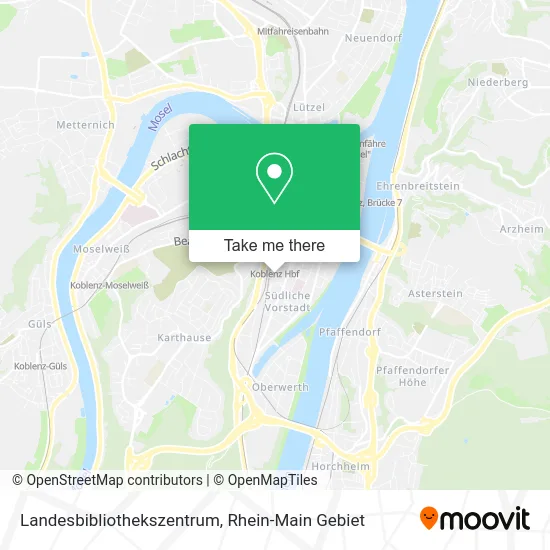Карта Landesbibliothekszentrum
