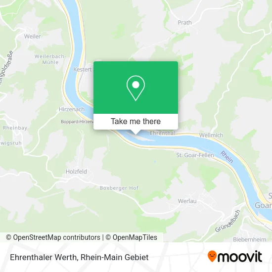 Карта Ehrenthaler Werth