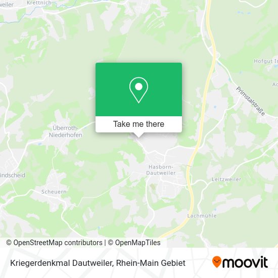 Карта Kriegerdenkmal Dautweiler