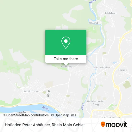 Hofladen Peter Anhäuser map