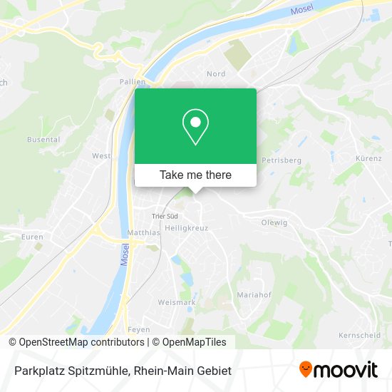 Карта Parkplatz Spitzmühle