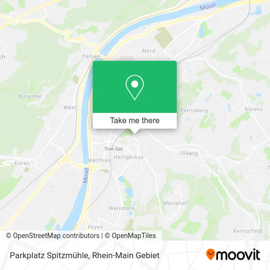 Карта Parkplatz Spitzmühle