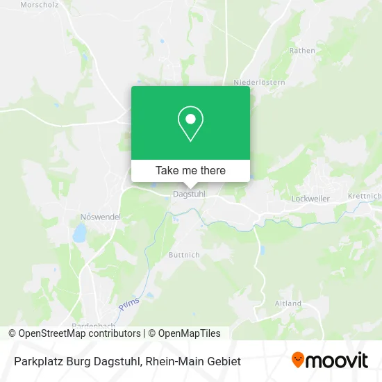 Карта Parkplatz Burg Dagstuhl