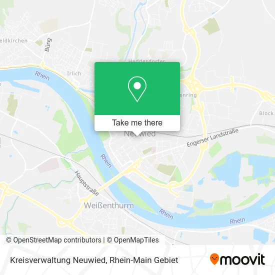 Карта Kreisverwaltung Neuwied