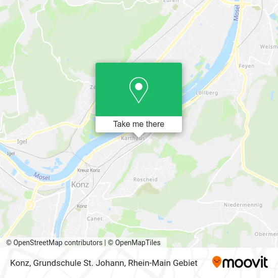 Карта Konz, Grundschule St. Johann