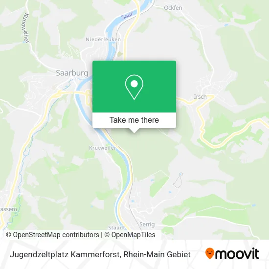 Карта Jugendzeltplatz Kammerforst