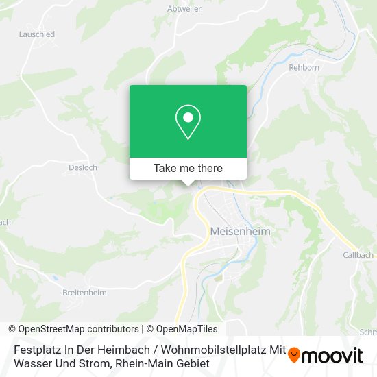 Карта Festplatz In Der Heimbach / Wohnmobilstellplatz Mit Wasser Und Strom