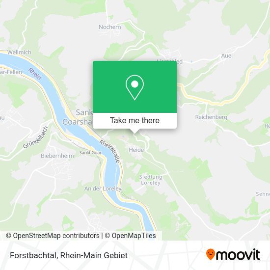 Карта Forstbachtal