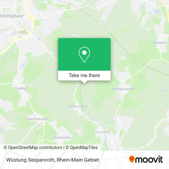 Карта Wüstung Sespenroth