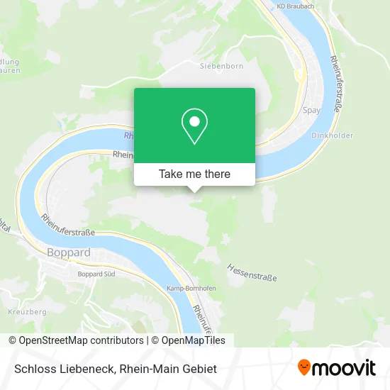 Schloss Liebeneck map