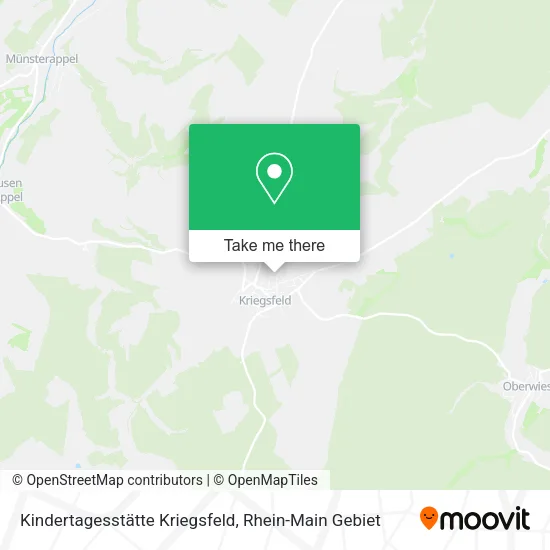 Карта Kindertagesstätte Kriegsfeld