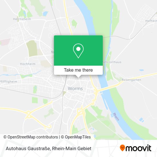 Карта Autohaus Gaustraße