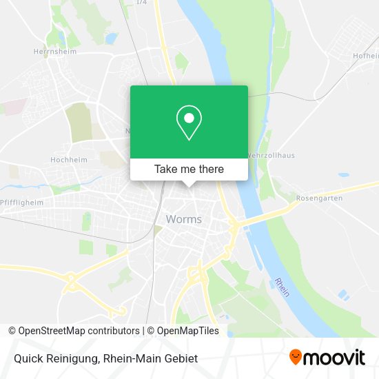 Карта Quick Reinigung