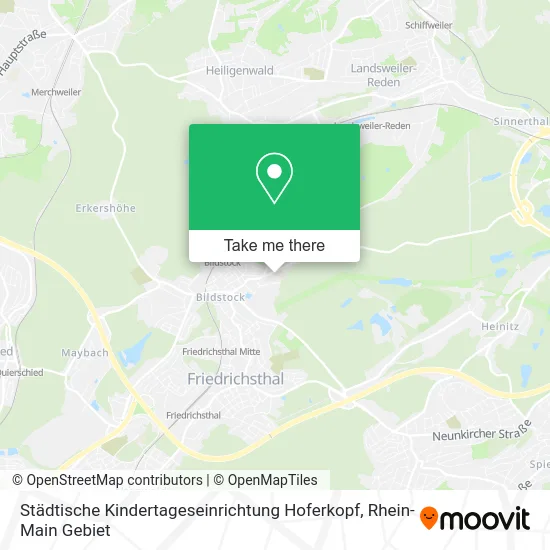 Карта Städtische Kindertageseinrichtung Hoferkopf
