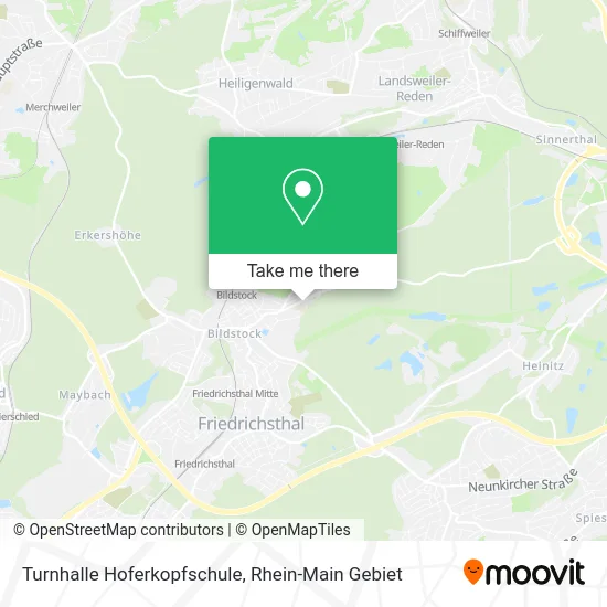 Карта Turnhalle Hoferkopfschule