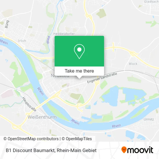Карта B1 Discount Baumarkt