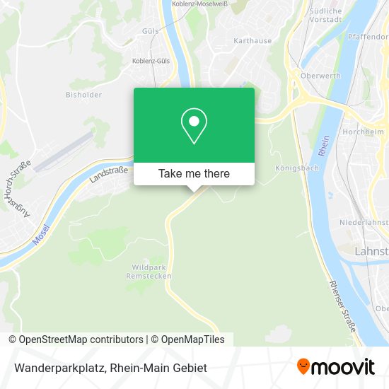Карта Wanderparkplatz