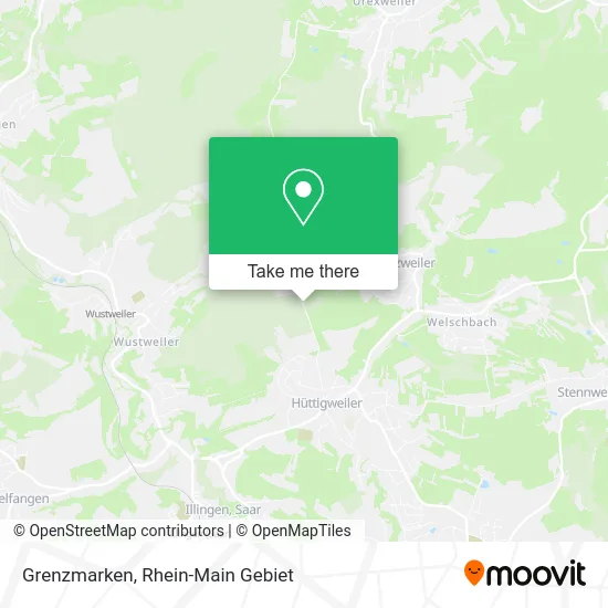 Карта Grenzmarken