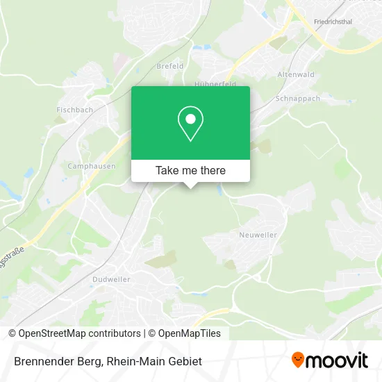 Карта Brennender Berg