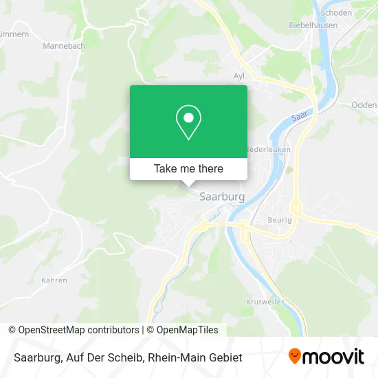 Карта Saarburg, Auf Der Scheib