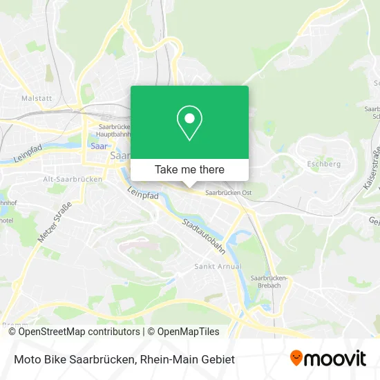 Карта Moto Bike Saarbrücken